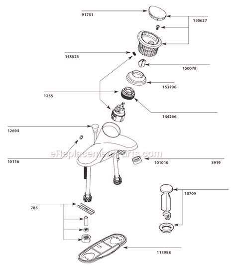 Moen 2 Handle Bathroom Faucet Parts Diagram | Reviewmotors.co