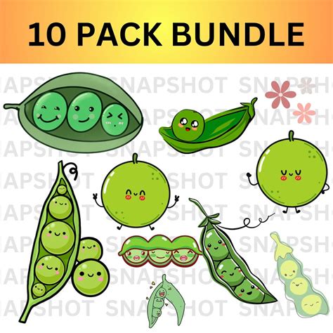 Peas in a Pod, Pea in a Pod Clipart, Baby Clipart, Cute Clipart, Sweet ...