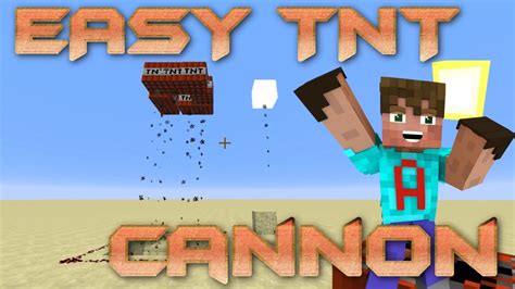 How To make A Cannon In Minecraft | Minecraft TNT Cannon | Survival ...