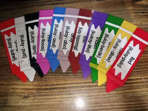 LEARNING COLORS LAMINATED (TAGALOG & ENGLISH) | Lazada PH