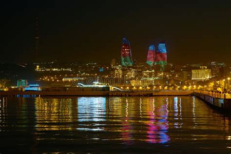 Beautiful Cityscape of Baku Stock Photo - Image of centre, absheron ...