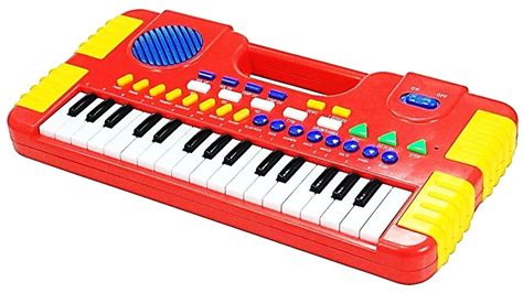 Teclado Piano Infantil Criança Eletrônico 32 Teclas Vermelho - R$ 114,50 em Mercado Livre