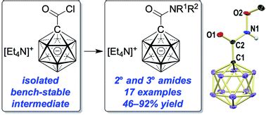 Efficient access to amides of the carborane carboxylic acid [1-(COOH)–CB11H11]− - RSC Advances ...