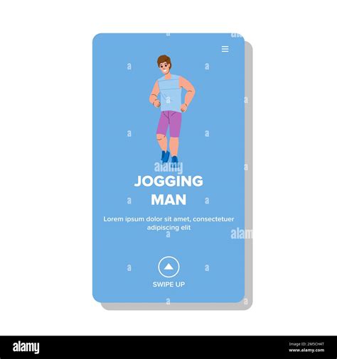 jogging man vector Stock Vector Image & Art - Alamy