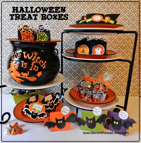 It's Written on the Wall: Lots of Halloween Treat Boxes for Party Favors, Classroom Treats and ...