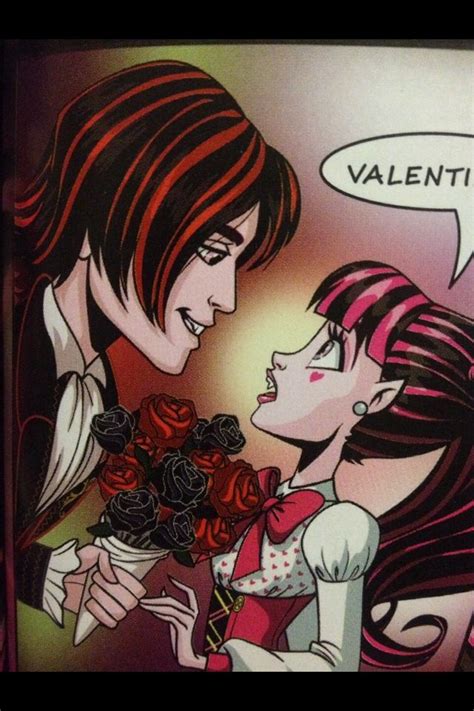 Valentine and Draculaura in the Monster High comic "I Only Have Eye For You" | Monster high art ...