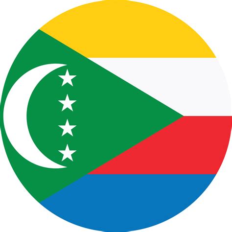 Circle flag of Comoros. 11571431 PNG