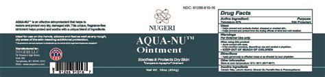 AQUA-NU- petrolatum 42%, topical oinment ointment