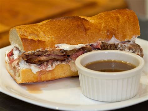 French Dip Steak Sandwiches with Horseradish Sauce Recipe : Food ...