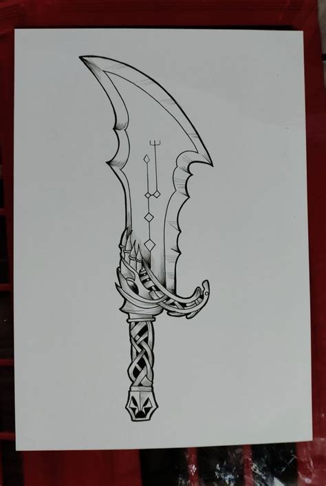 kratos- blades | Animal stencil art, Chaos tattoo, Tattoo art drawings