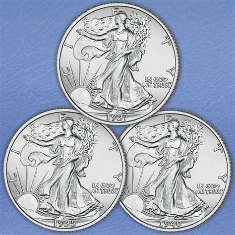 The Uncirculated Walking Liberty Silver Half Dollar Collection