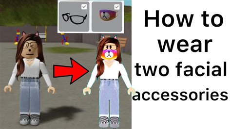 How to wear two facial accessories! || Roblox || "Easy Tutorial" - YouTube