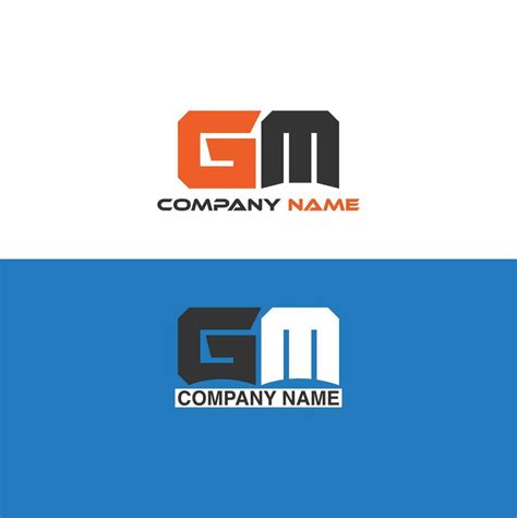 GM logo and icon designs and GM initial logo design 24659646 Vector Art ...