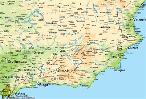 World Maps Library - Complete Resources: Maps Of Southern Spain