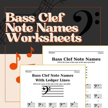 Bass Clef Note Names by Music with Ms Fagan | TPT