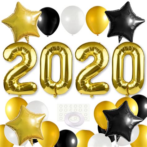 Buy MIAHART 2024 New Year's Eve Party Decoration 2024 XXL Set 2024 ...