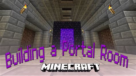 Hardcore Minecraft: How To Make An Awesome Nether Portal Room (Part 1/2) - YouTube