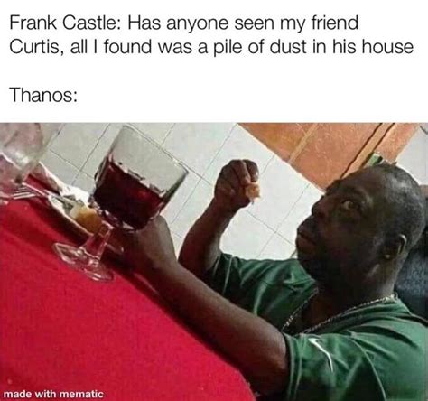 Frank Castle: has anyone seen my friend curtis | Beetlejuice Eating | Know Your Meme