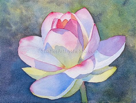 Fine Art Print | 'Lotus Flower' watercolor - Jessica Shaffer Fine Art