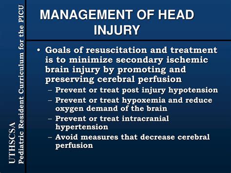 PPT - HEAD INJURY AND INTRACRANIAL HYPERTENSION PowerPoint Presentation ...