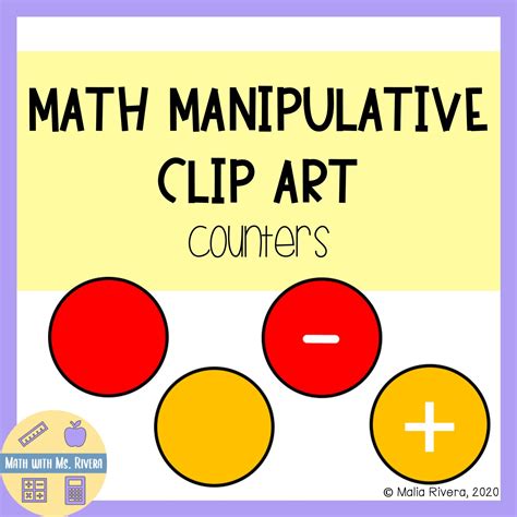 Math Counters Clip Art