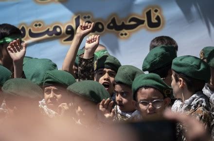 Iranian Schoolboys Islamic Revolutionary Guard Corps Editorial Stock Photo - Stock Image ...