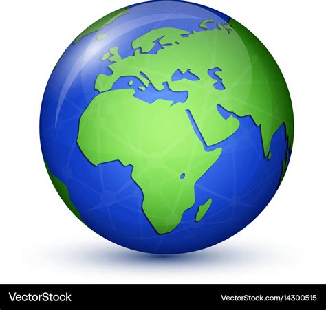 World globe icon Royalty Free Vector Image - VectorStock