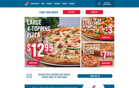 eCommerce & Web Design Case Study - Domino's Pizza Canada