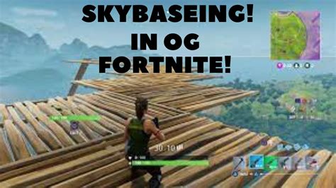 I SKY BASED IN OG FORTNITE WITH MY FRIEND! - YouTube