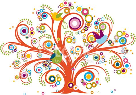 Whimsical Tree Stock Vector - FreeImages.com