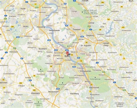 Bonn Map - Germany