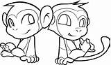 Free Printable Monkey Coloring Pages For Kids sketch template