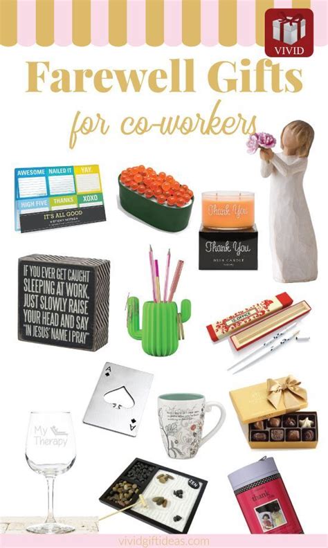 Best 20 Farewell Gift Ideas to Say Good Bye to a Coworker | Goodbye ...