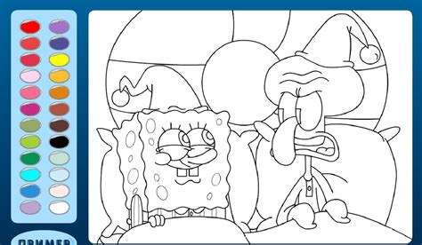 Spongebob Coloring Games Usable | Educative Printable