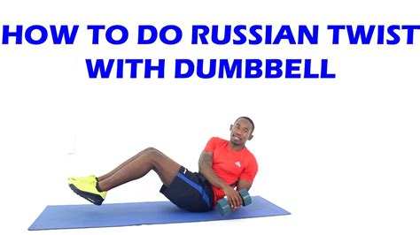 How to Do Russian Twist with Dumbbell | Abs and Oblique Exercise - YouTube