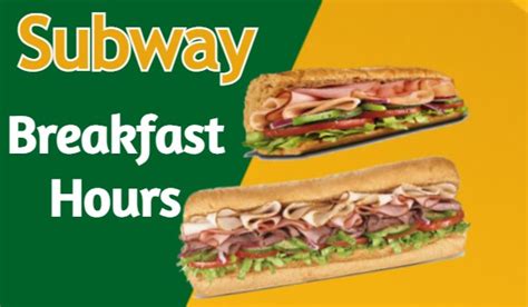 Subway Breakfast Hours | Bacon, Egg & Cheese Menu Specials - Breakfast ...