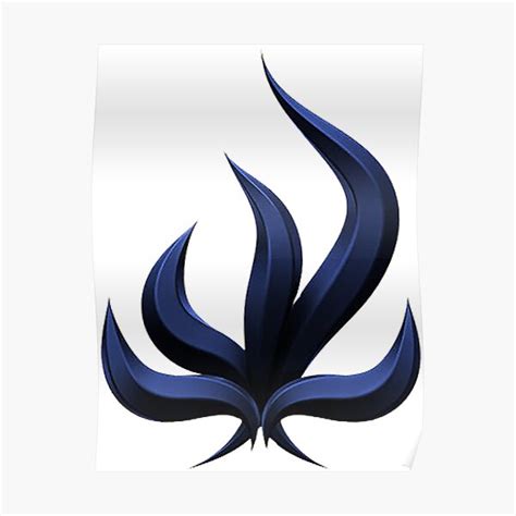 "black fire logo" Poster for Sale by koileswecibu | Redbubble