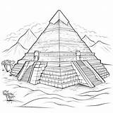 Printable Pyramid Coloring Pages Free For Kids And Adults sketch template