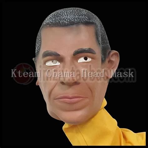 Free shipping U.S. President Barack Obama Celebrity Face Mask Latex Face Mask Obama Head Mask ...