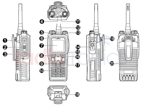 Hytera PD795-Ex ATEX Display & Full Keypad Digital ATEX Intrinsically ...