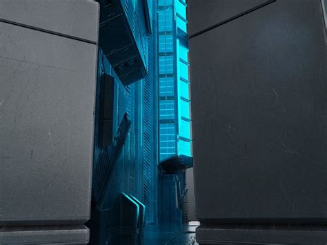 Sci Fi cyberpunk Building HD (2) 3D Model $49 - .unknown .max .obj .fbx ...