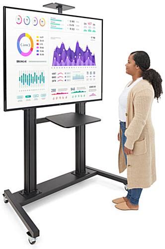 Mobile TV Stand | Fits Monitors Between 60" to 100"