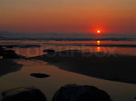 Sunset at the Beach on the Oregon Coast | Stock image | Colourbox