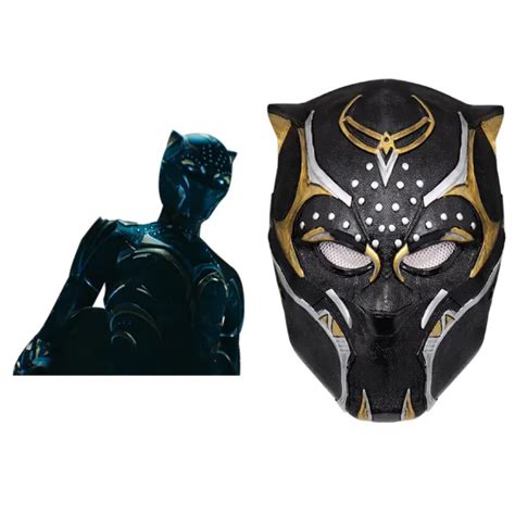 BLACK PANTHER: WAKANDA Forever-New Black Panther Mask Cosplay Latex ...