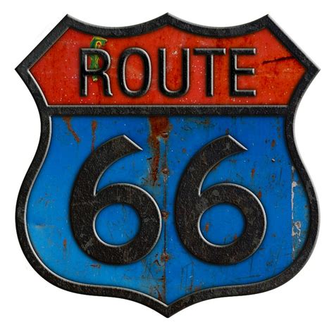 Route 66 Rusty Metal Sign #1 | PS CS4 & Gimp Artwork Test | Flickr