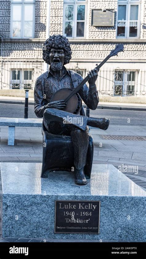 Dublin, Irland, 25. März 2019. Statue von luke Kelly, der ein ...