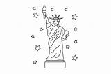 Coloring Pages Liberty sketch template
