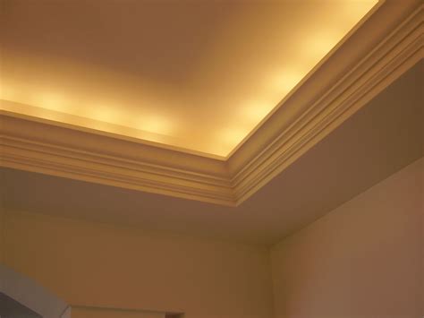 Tray Ceiling with Indirect Lighting & Cove Molding | Modular Homes by ...