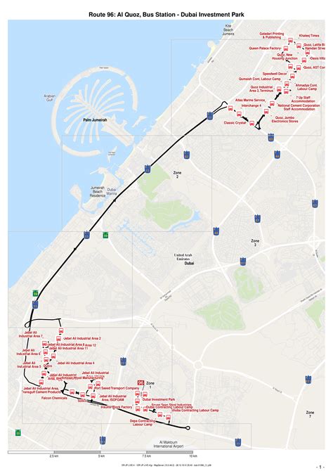 96 Bus Route in Dubai - Time Schedule, Stops and Maps - Your Dubai Guide