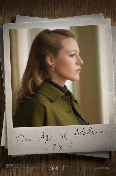 SNEAK PEEK : "The Age Of Adaline" - New Footage and Images